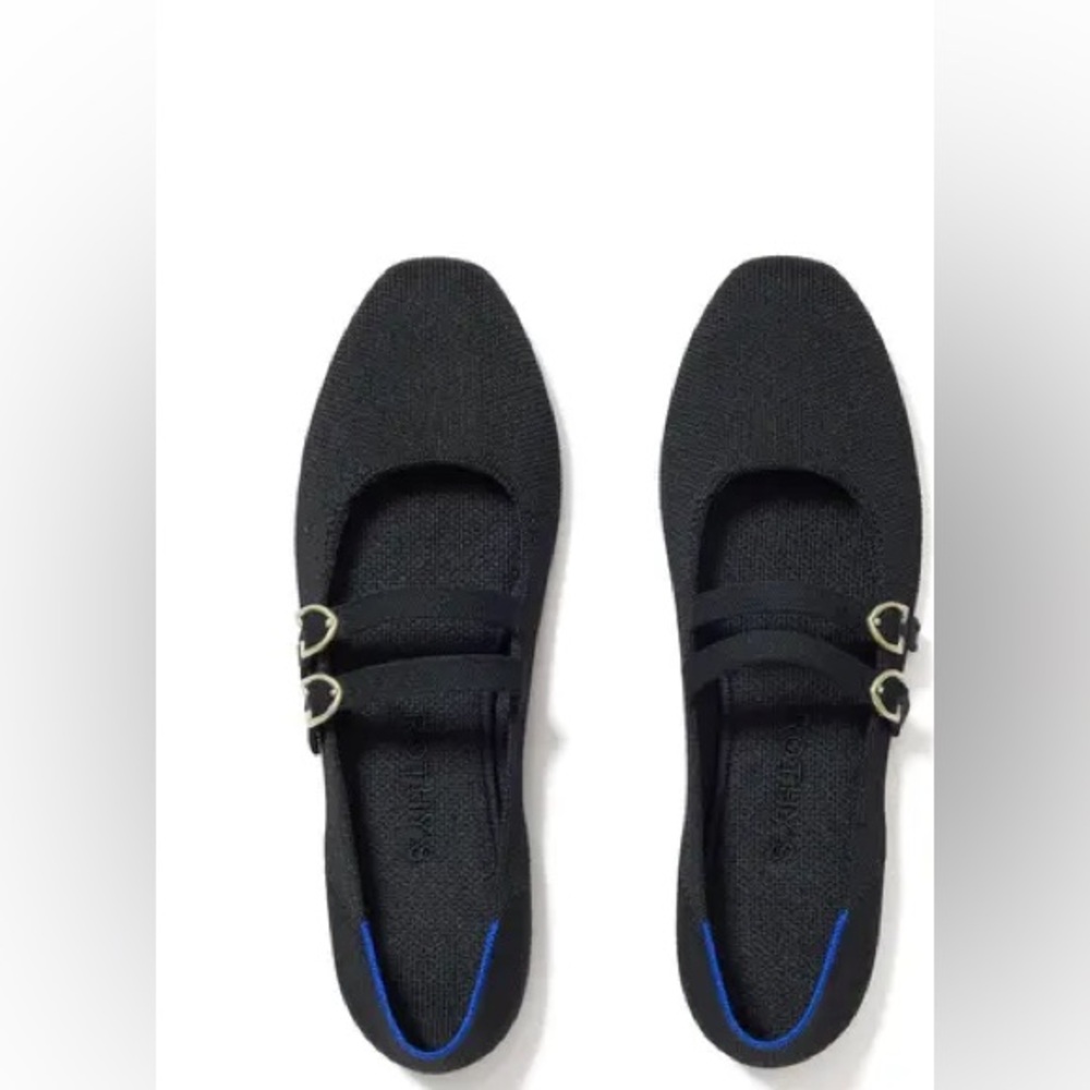 Rothy’s The Double Buckle Mary Jane | Size 7 | Great Condition | Black Flats